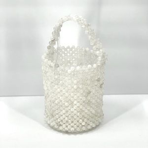 Glass bead handbag